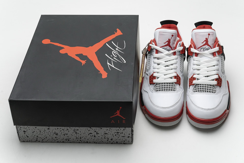 Nike Air Jordan 4 Retro Fire Red 308497 110 8 - kickbulk.cc
