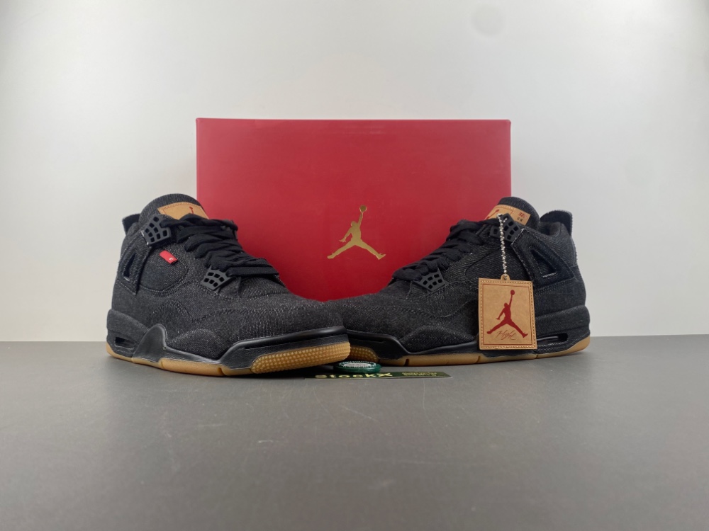 Air Jordan 4 Retro Levis Black Jeans A02571 001 12 - kickbulk.cc