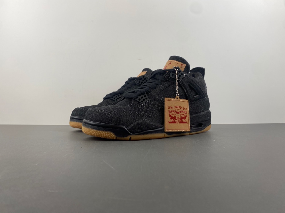 Air Jordan 4 Retro Levis Black Jeans A02571 001 6 - kickbulk.cc