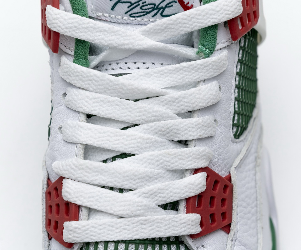 Nike Air Jordan 4 Retro White Green Red Aq3816 063 11 - kickbulk.cc