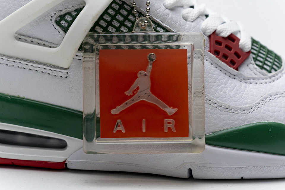 Nike Air Jordan 4 Retro White Green Red Aq3816 063 17 - kickbulk.cc