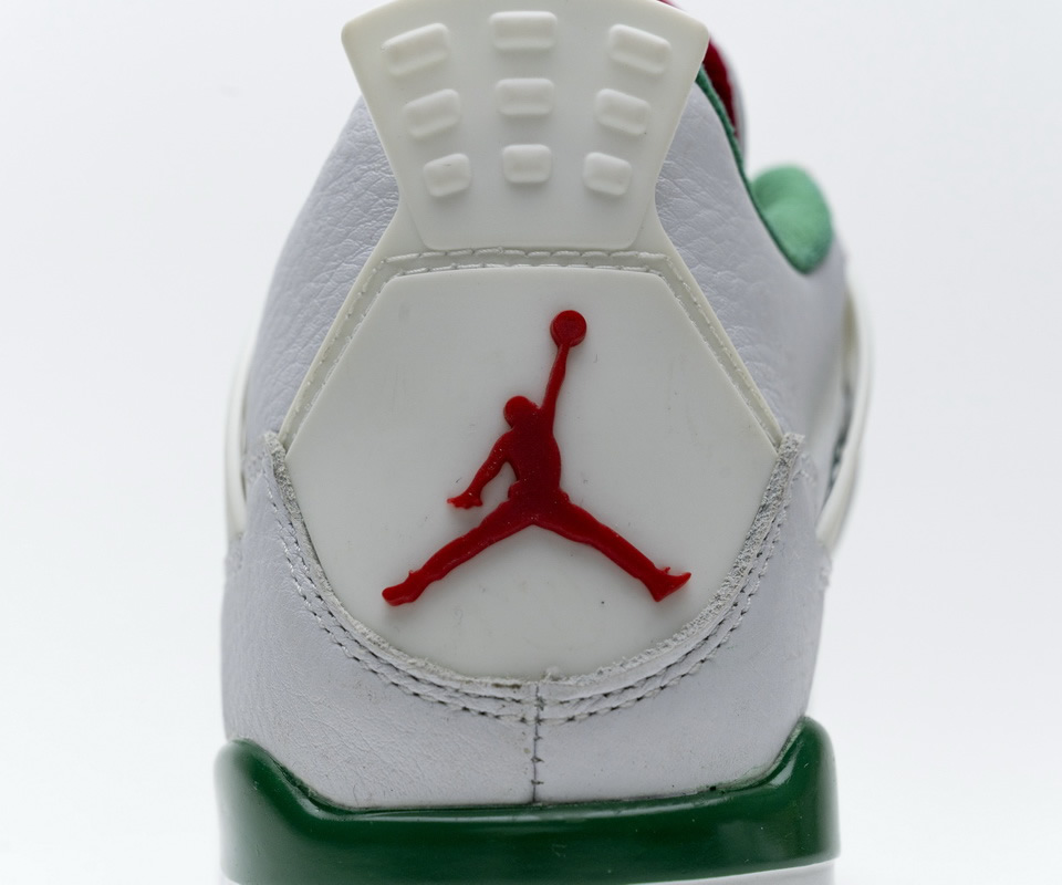 Nike Air Jordan 4 Retro White Green Red Aq3816 063 19 - kickbulk.cc