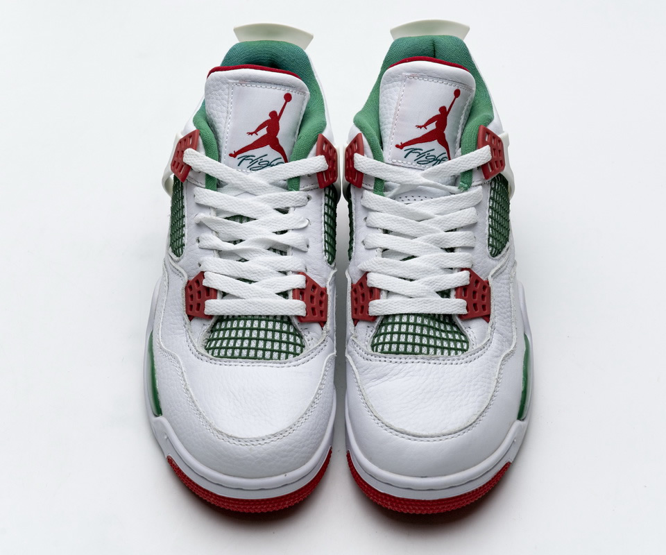 Nike Air Jordan 4 Retro White Green Red Aq3816 063 2 - kickbulk.cc