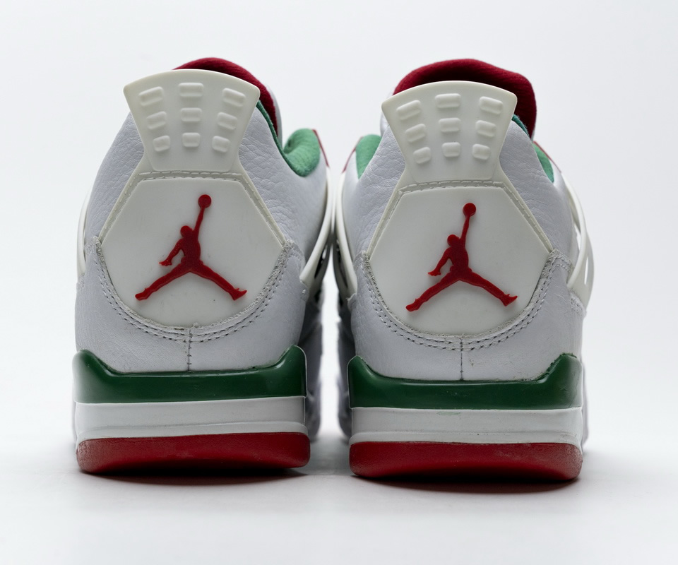 Nike Air Jordan 4 Retro White Green Red Aq3816 063 5 - kickbulk.cc