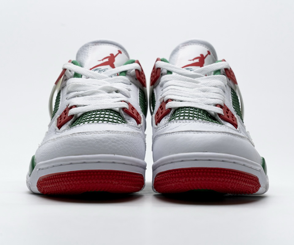 Nike Air Jordan 4 Retro White Green Red Aq3816 063 7 - kickbulk.cc