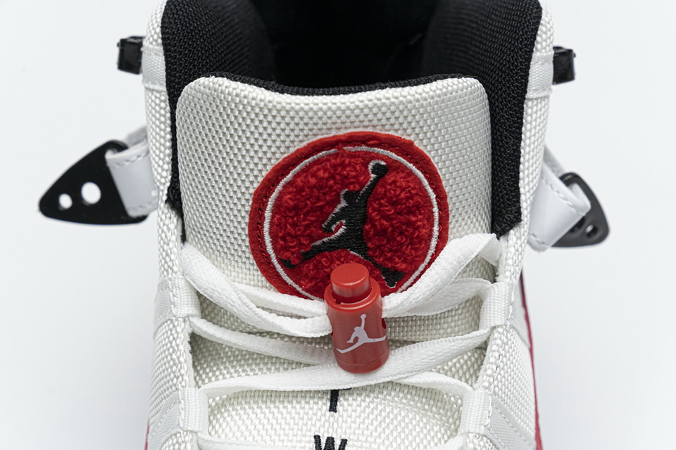 Nike Jordan 6 Rings Bg Basketball Shoes White Red Lifestyle 323419 120 10 - kickbulk.cc