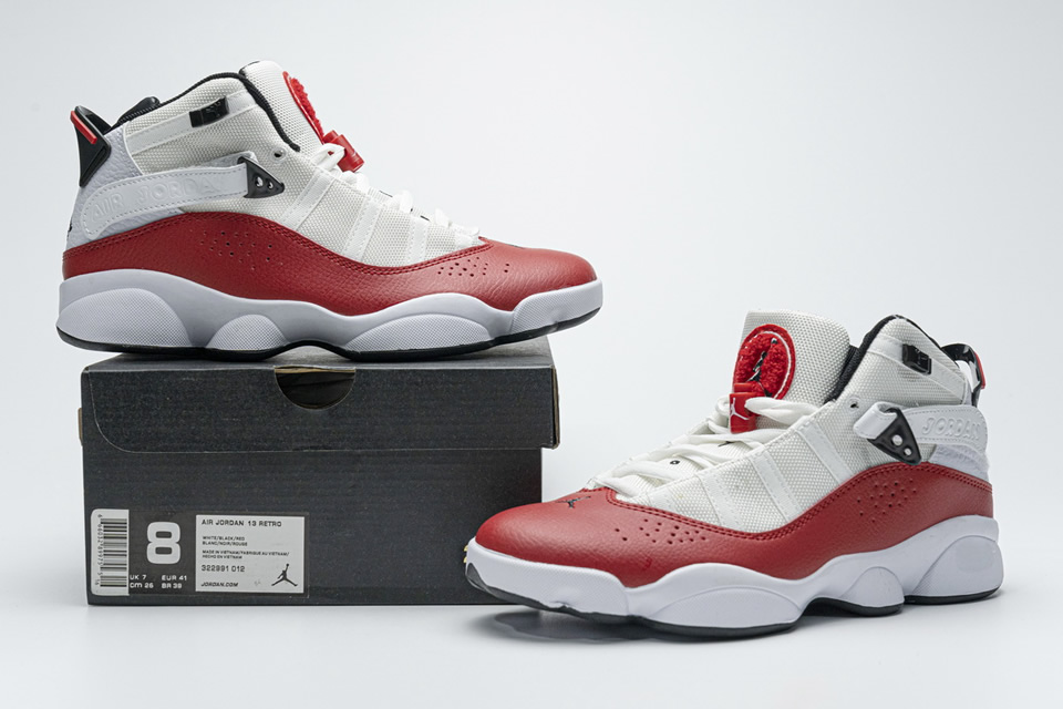 Nike Jordan 6 Rings Bg Basketball Shoes White Red Lifestyle 323419 120 3 - kickbulk.cc