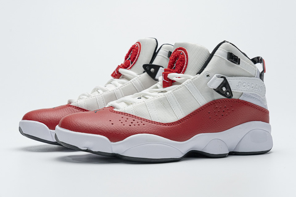 Nike Jordan 6 Rings Bg Basketball Shoes White Red Lifestyle 323419 120 4 - kickbulk.cc