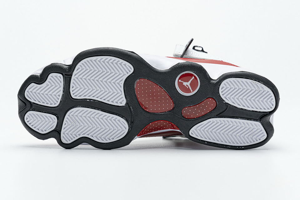 Nike Jordan 6 Rings Bg Basketball Shoes White Red Lifestyle 323419 120 9 - kickbulk.cc