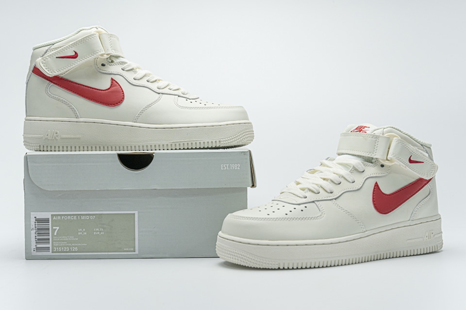 Nike Air Force 1 Mid 07 Sail University Red 315123 126 3 - kickbulk.cc