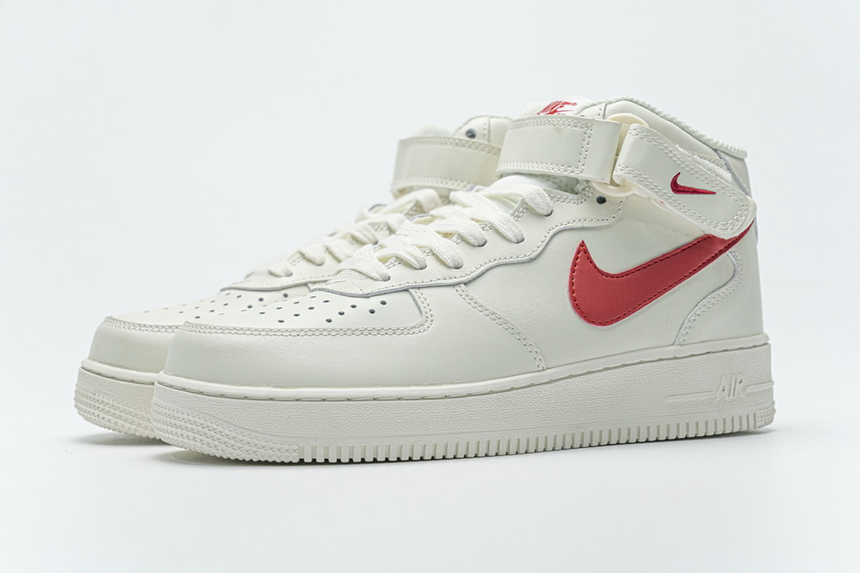 Nike Air Force 1 Mid 07 Sail University Red 315123 126 4 - kickbulk.cc