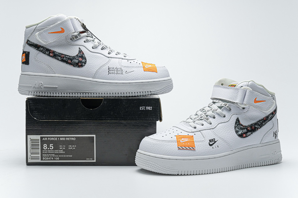 Nike Air Force 1 Mid 07 Just Do It Bq6474 100 3 - www.kickbulk.cc