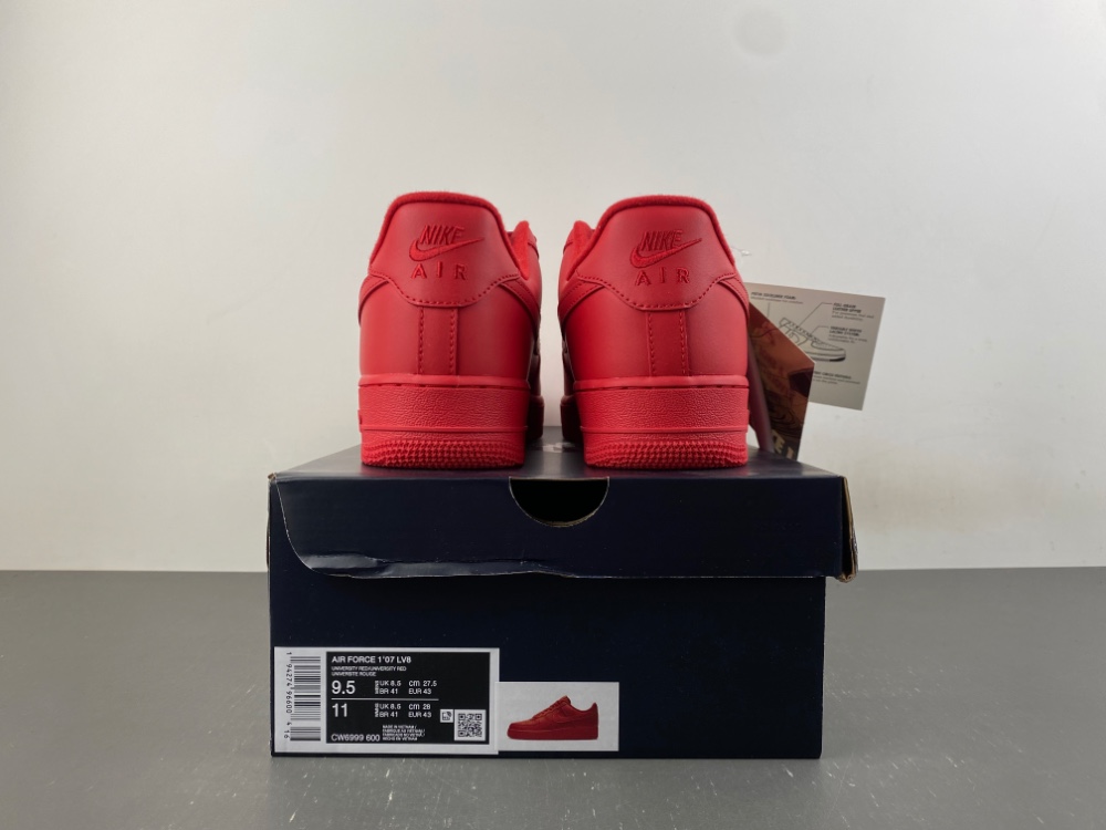 Air Force 1 Low 07 Lv8 1 Triple Red Cw6999 600 14 - kickbulk.cc