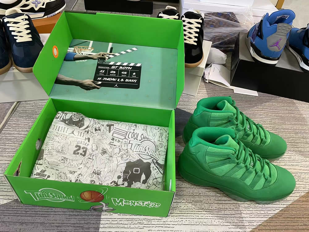 Air Jordan 11 Retro Green Screen Iq5700 900 18 - kickbulk.cc