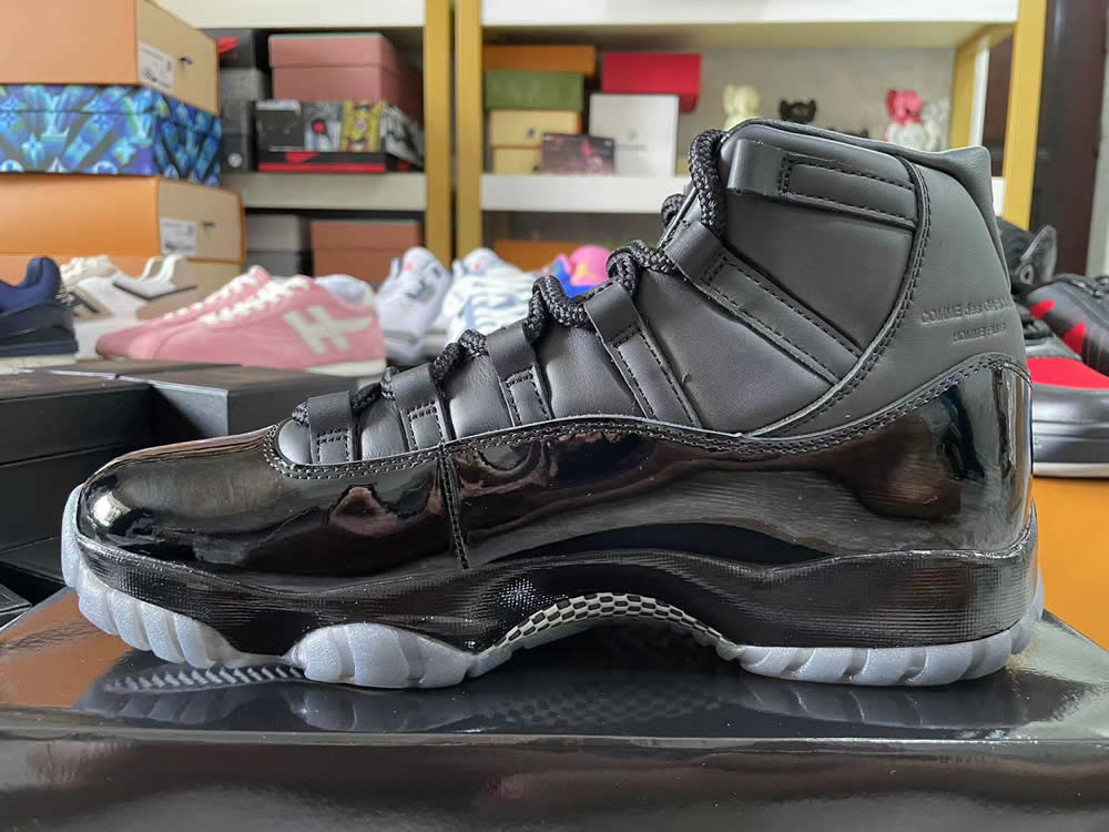 Comme Des Garçons Jordan 11 Retro Black Iv7639 001 7 - kickbulk.cc