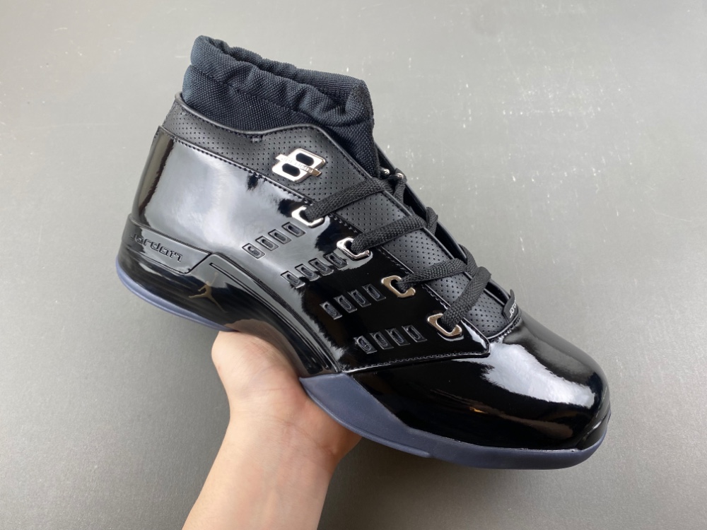Air Jordan 17 Low Black Patent Iv7640 001 11 - kickbulk.cc