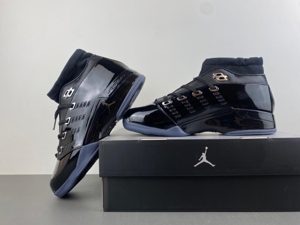 Air Jordan 17 Low Black Patent Iv7640 001 13 - kickbulk.cc