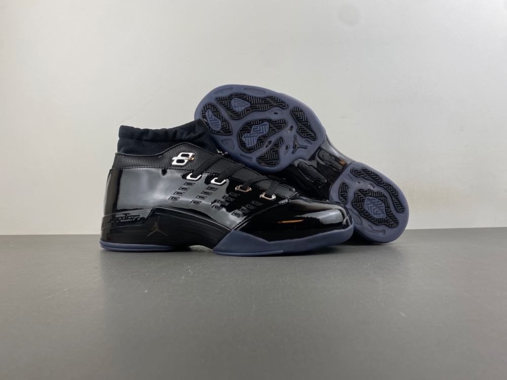 Air Jordan 17 Low Black Patent Iv7640 001 8 - kickbulk.cc
