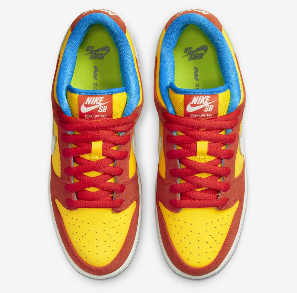 Nike Sb Dunk Low Bart Simpson Bq6817 602 2 - kickbulk.cc