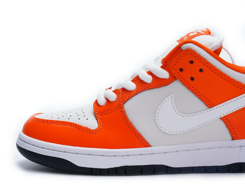 Nike Dunk Low Pro White Orange Bq6817 806 9 - kickbulk.cc