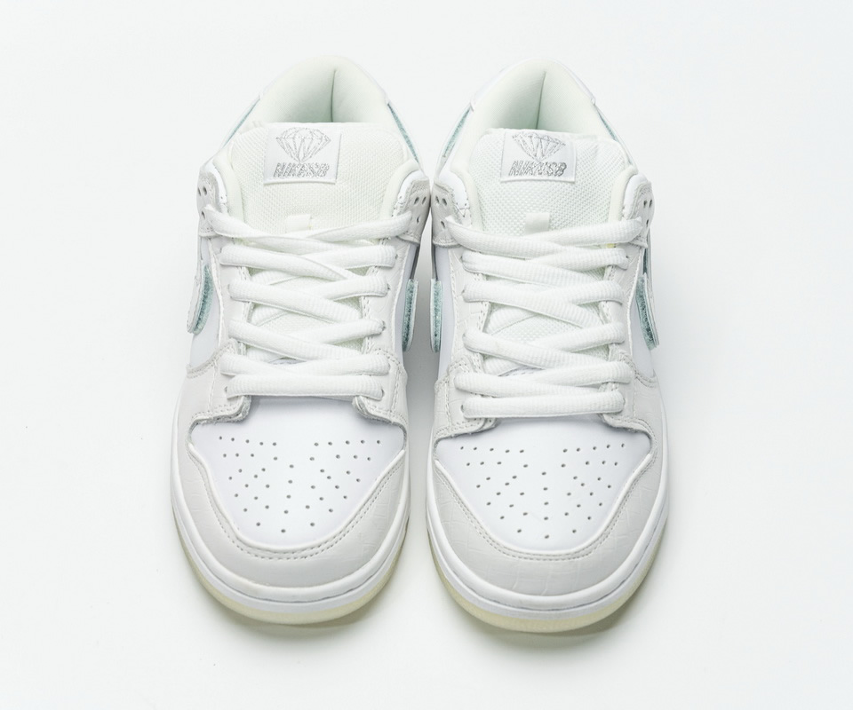 Nike Sb Dunk Low Pro Og Qs Diamond Supply White Bv1310 100 2 - kickbulk.cc