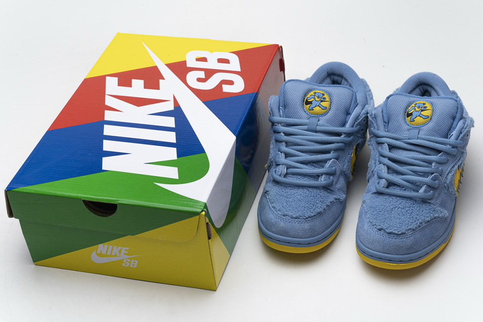 Grateful Dead Nike Sb Dunk Low Pro Qs Blue Bear Cj5378 400 4 - kickbulk.cc