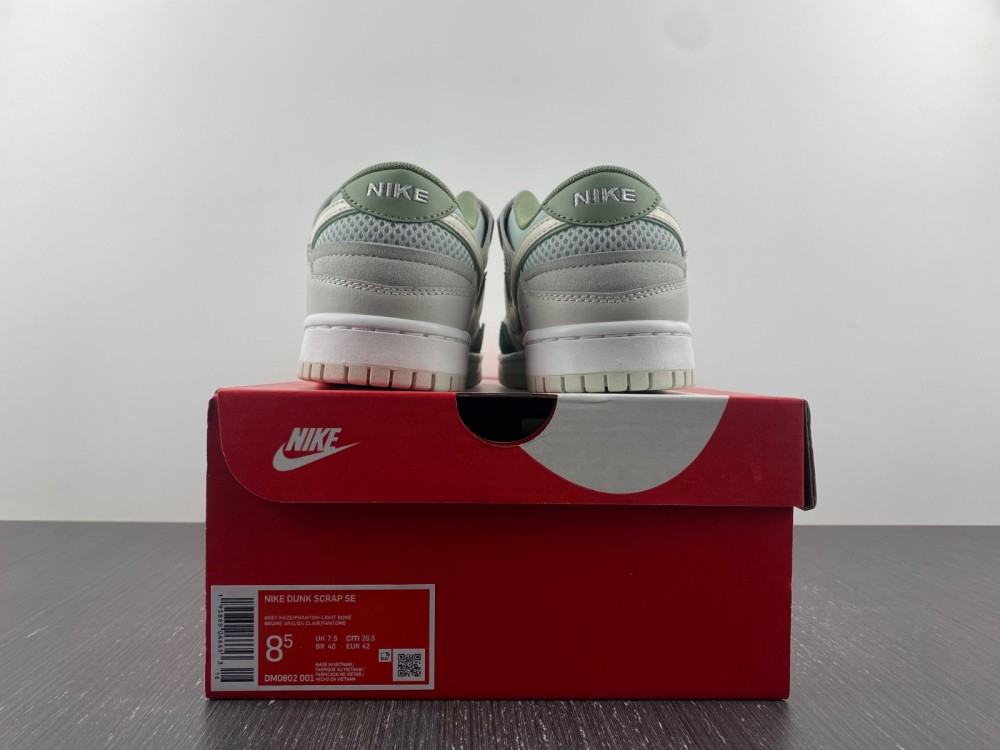 Nike Dunk Scrap Se Grey Haze Oil Green Dm0802 001 14 - kickbulk.cc