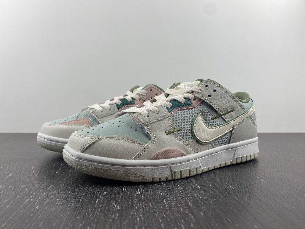 Nike Dunk Scrap Se Grey Haze Oil Green Dm0802 001 7 - kickbulk.cc