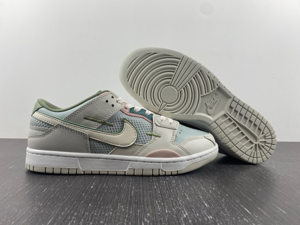 Nike Dunk Scrap Se Grey Haze Oil Green Dm0802 001 9 - kickbulk.cc