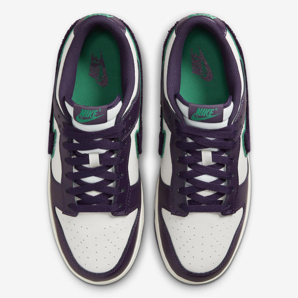 Nike Dunk Low Chenille Swoosh Dq7683 100 2 - kickbulk.cc