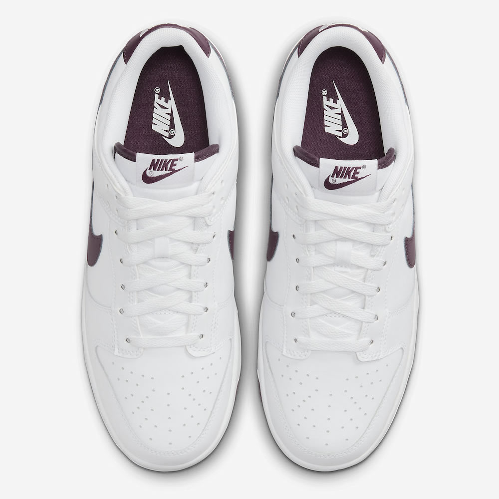 Nike Dunk Low White Night Maroon Dv0831 102 2 - kickbulk.cc