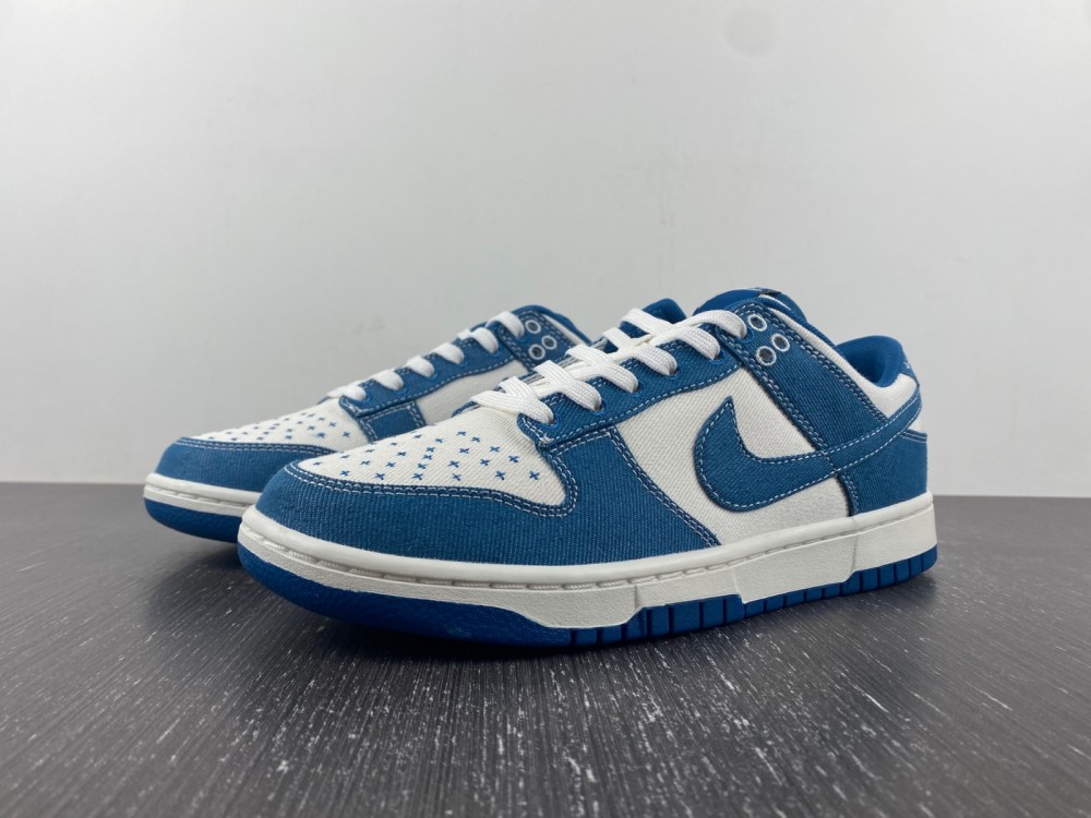 Nike Dunk Low Se Sashiko Industrial Blue Dv0834 101 3 - kickbulk.cc