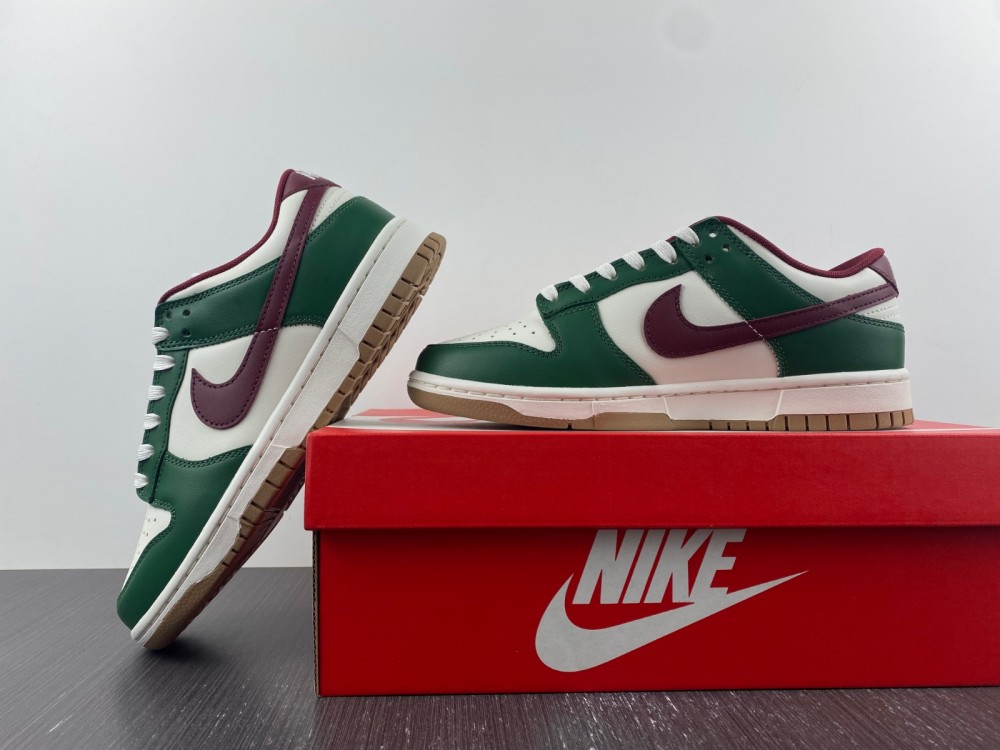 Nike Dunk Low Gorge Green Team Red Fb7160 161 12 - kickbulk.cc