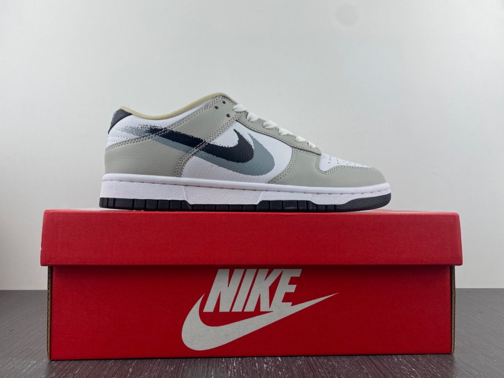 Nike Dunk Low Spray Paint Swoosh Fd0661 100 15 - kickbulk.cc