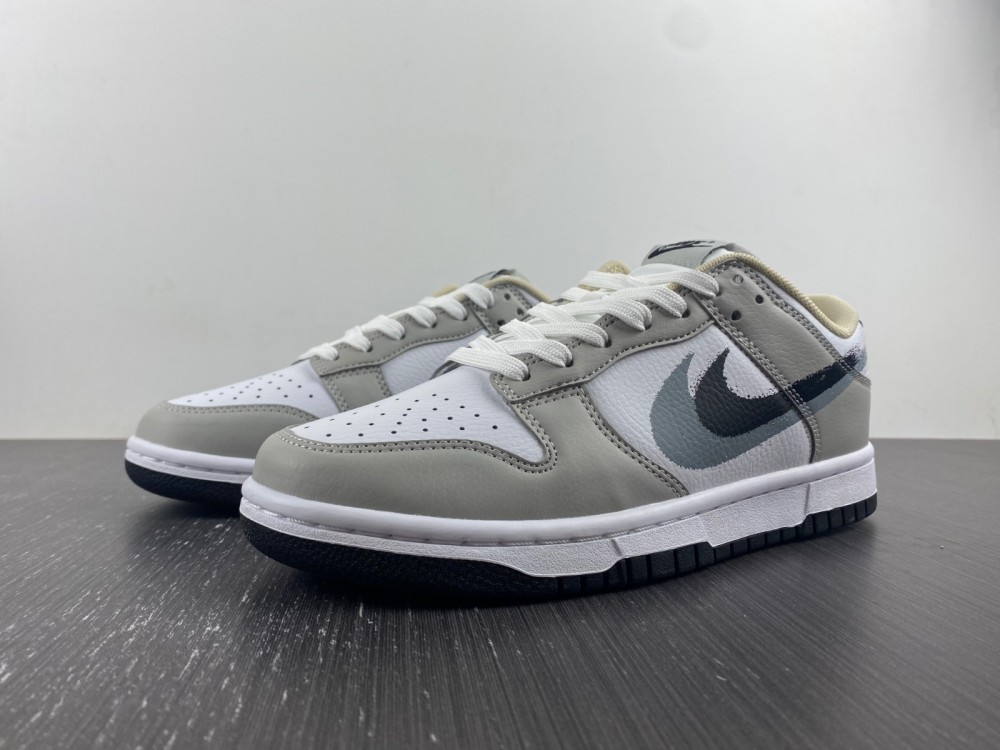 Nike Dunk Low Spray Paint Swoosh Fd0661 100 7 - kickbulk.cc