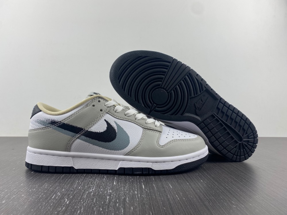 Nike Dunk Low Spray Paint Swoosh Fd0661 100 8 - kickbulk.cc