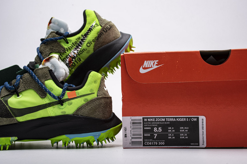 Off White Nike Zoom Terra Kiger 5 Green Athlete In Progress Cd8179 300 25 - kickbulk.cc