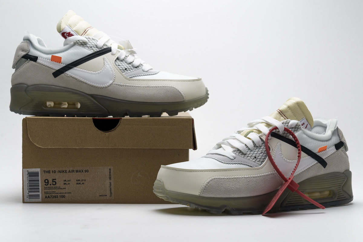 Off White X Nike Air Max 90 White Aa7293 100 11 - kickbulk.cc