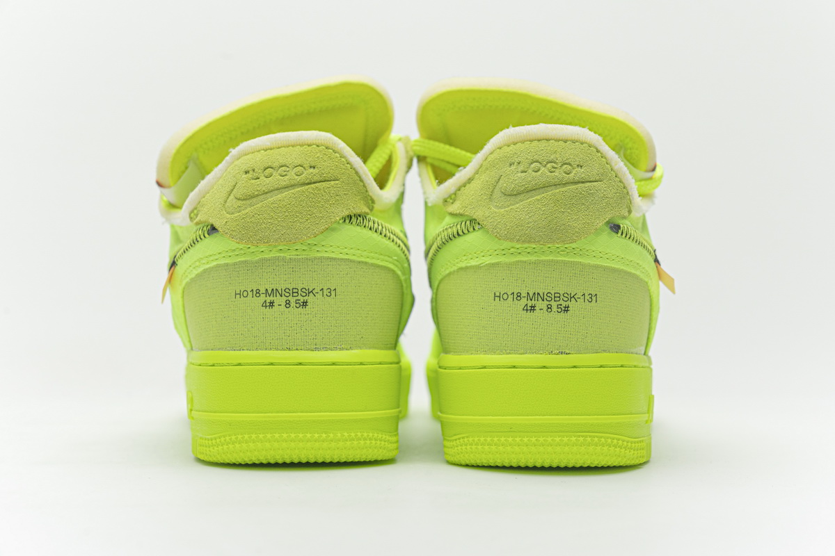 Off White X Nike Air Force 1 Volt Ao4606 700 13 - kickbulk.cc