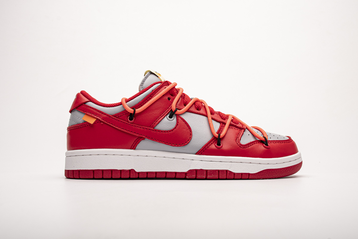 Off White X Nike Dunk Low University Red Ct0856 600 10 - kickbulk.cc