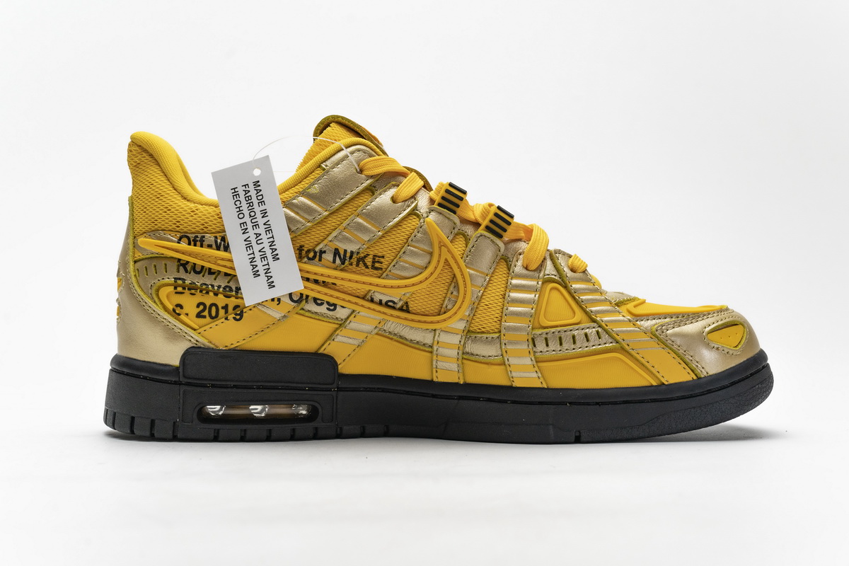 Off White X Nike Air Rubber Dunk University Gold Cu6015 700 2 - kickbulk.cc