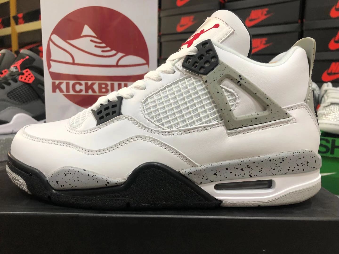 Air Jordan 4 Retro OG 'White Cement' 840606-192 Kickbulk Sneaker Camera ...